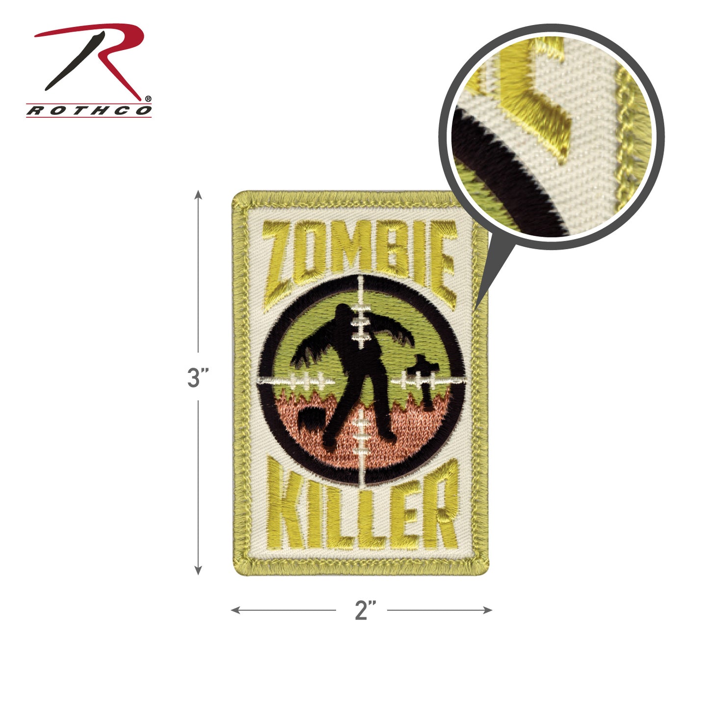 Rothco Zombie Killer Morale Patch