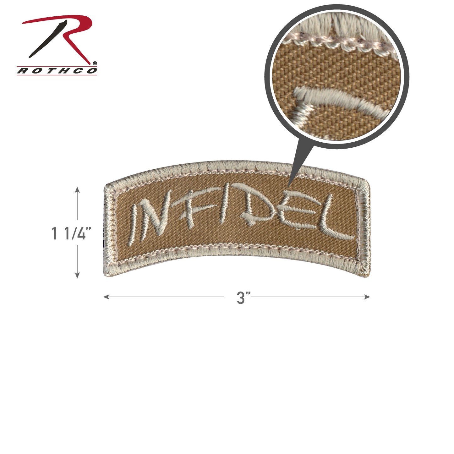 Rothco Infidel Shoulder Morale Patch