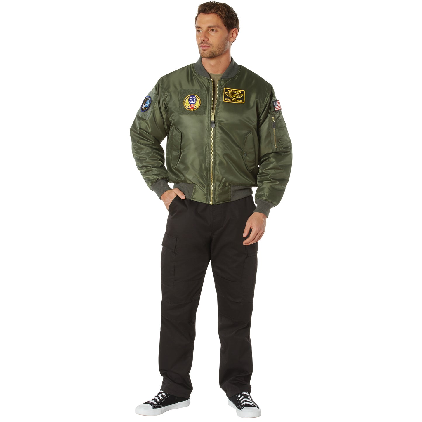 Rothco MA-1 Flight Jacket with Patches