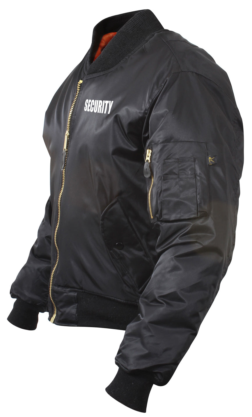 Rothco MA-1 Flight Jacket With Security Print