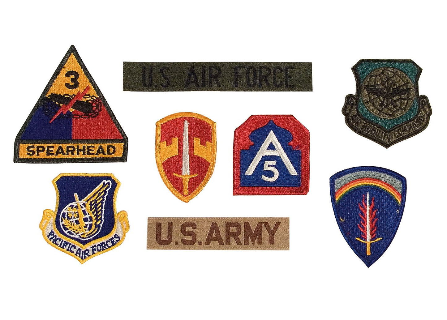 Rothco G.I. Military Assorted Military Patches