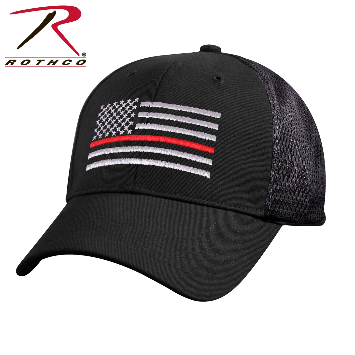 Rothco Mesh Back Thin Red Line Tactical Cap