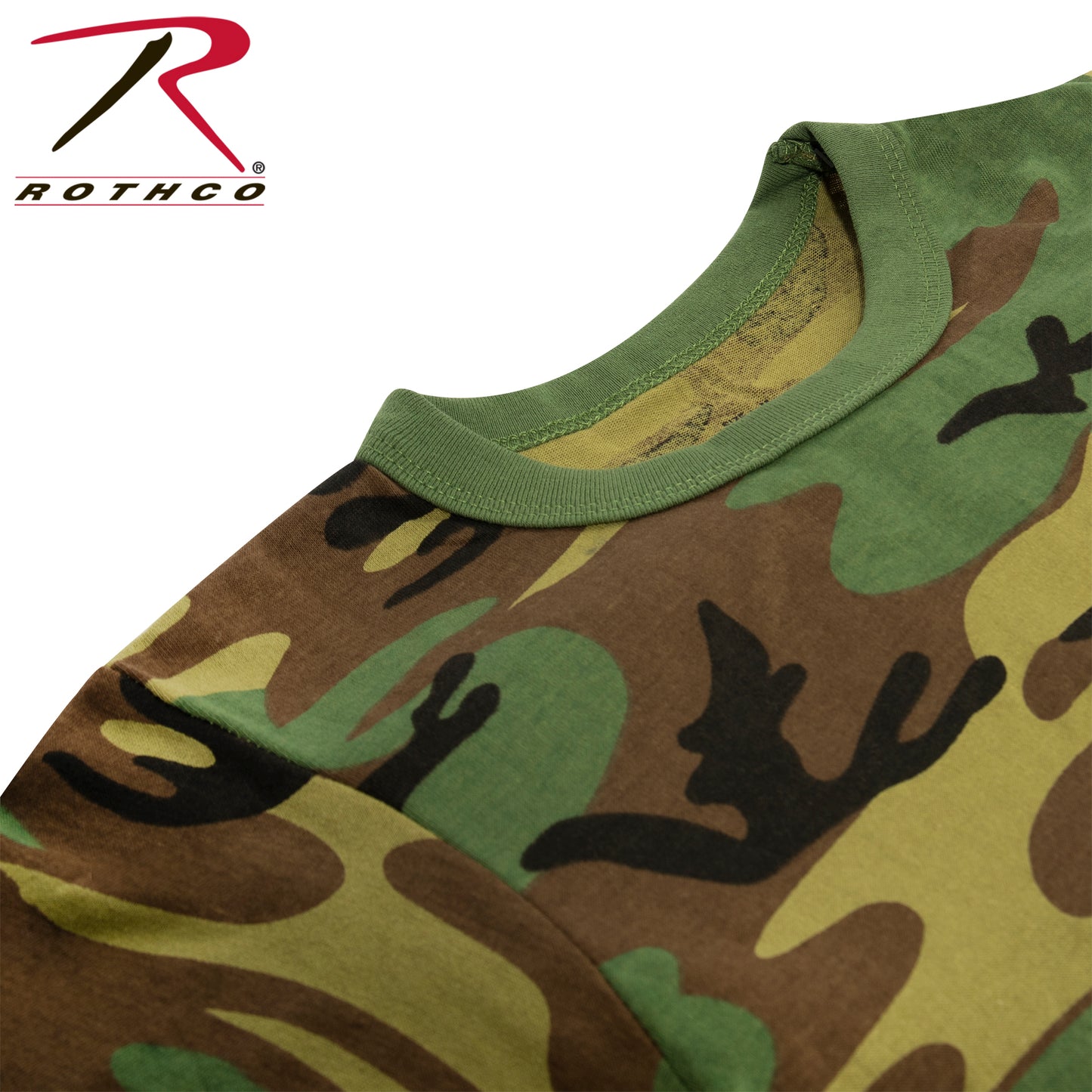 Rothco Kids Woodland Camo Heavyweight T-Shirt