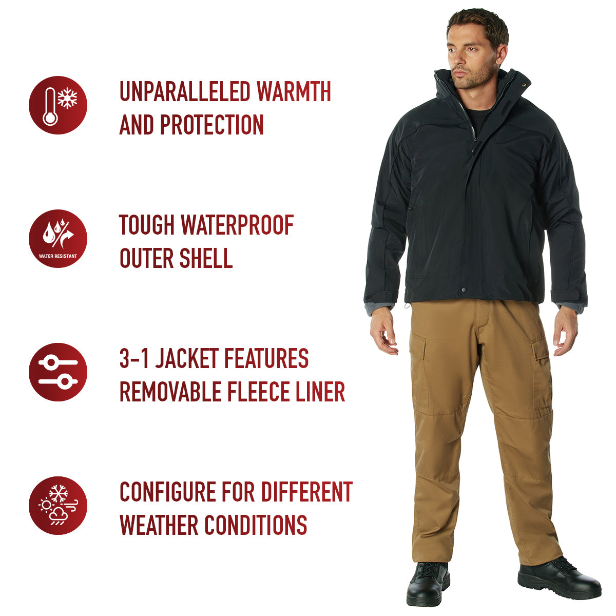 Rothco All Weather 3-In-1 Jacket