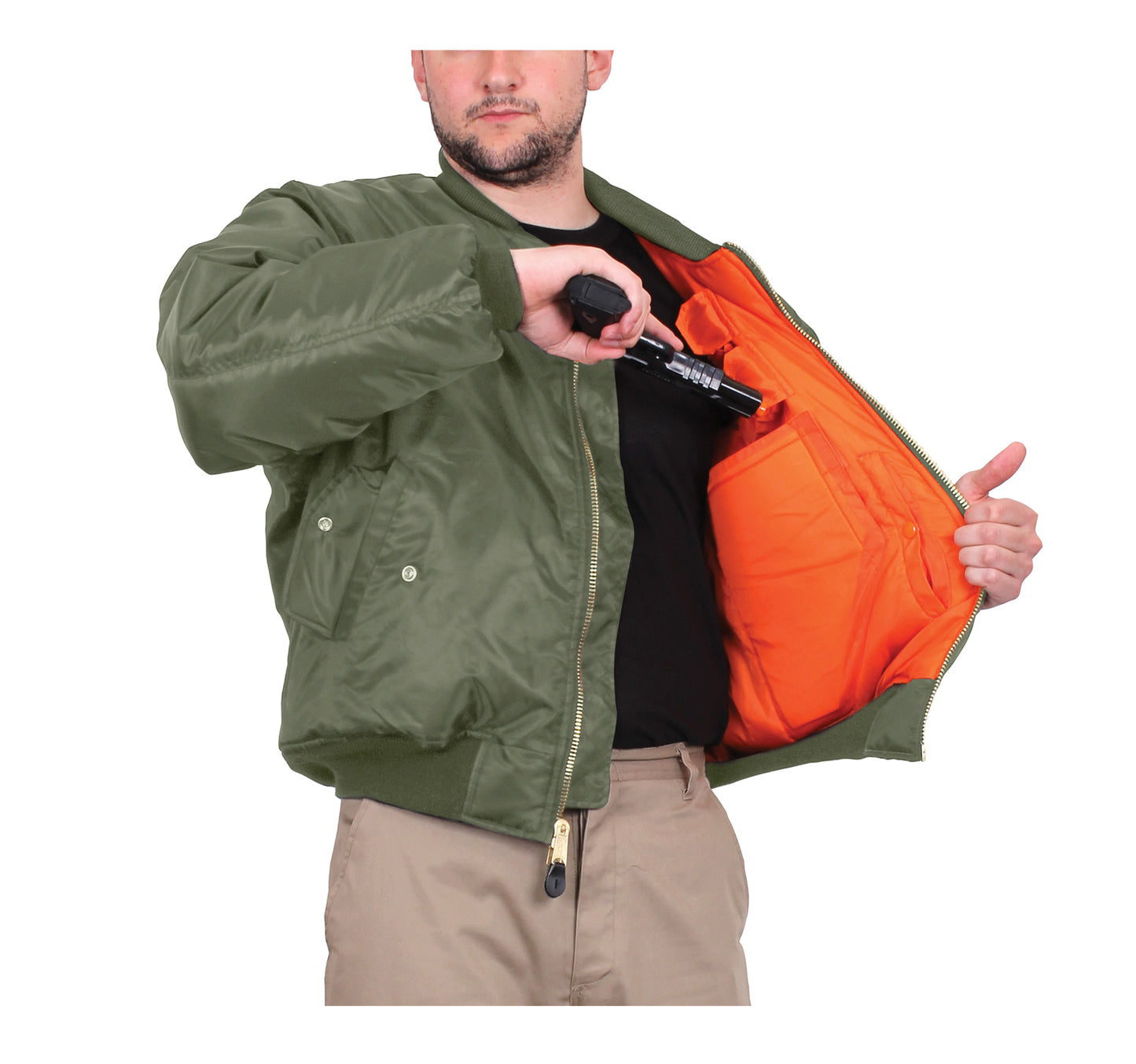 Rothco Concealed Carry MA-1 Flight Jacket