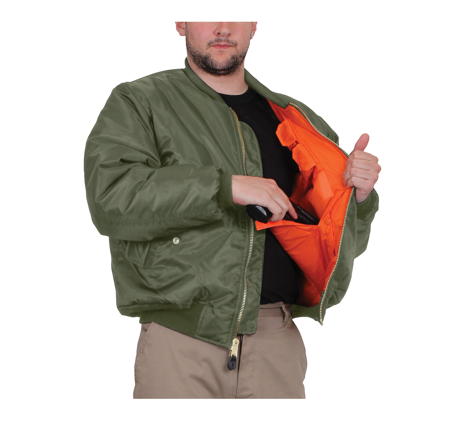 Rothco Concealed Carry MA-1 Flight Jacket