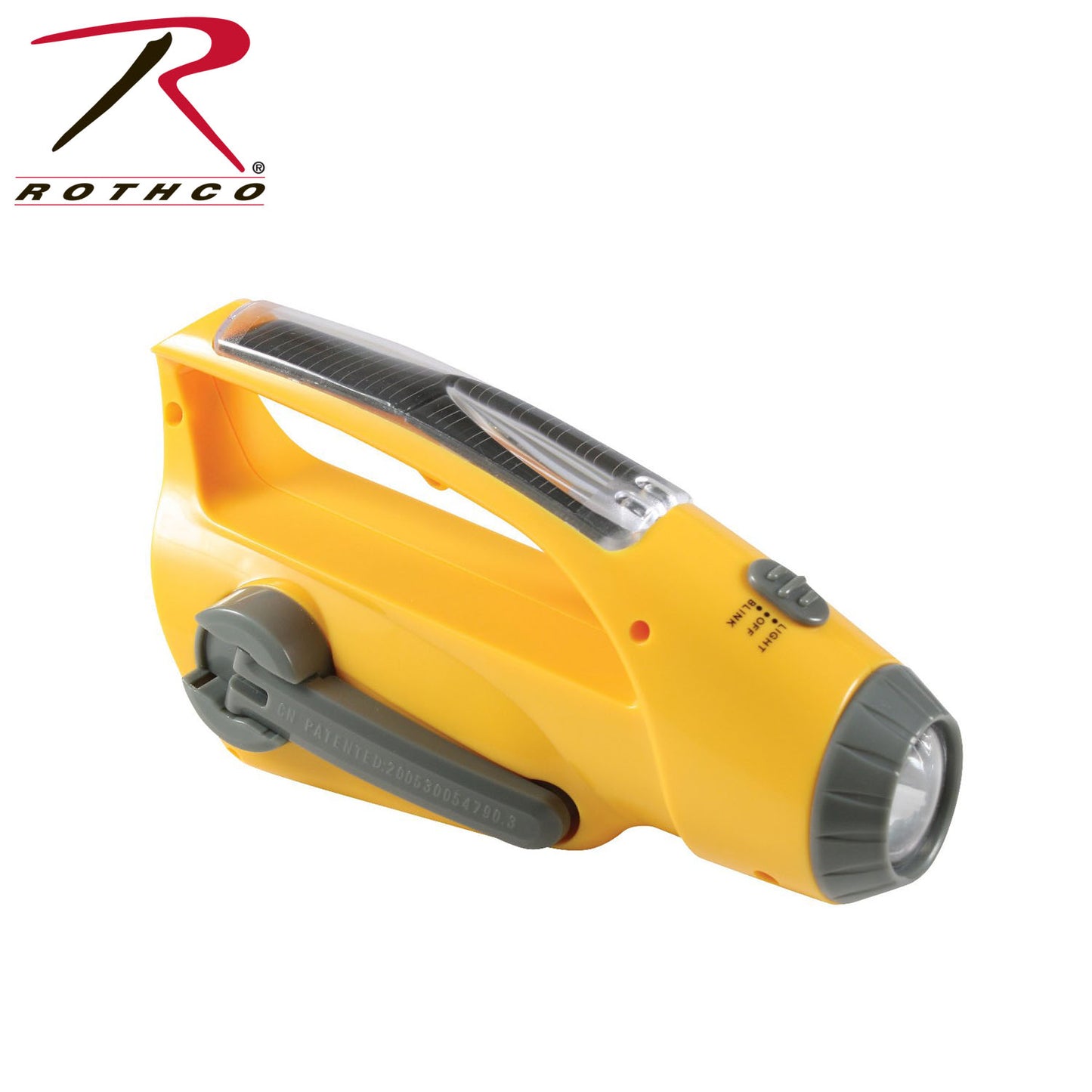 Rothco Solar/Wind Up Flashlight with Radio