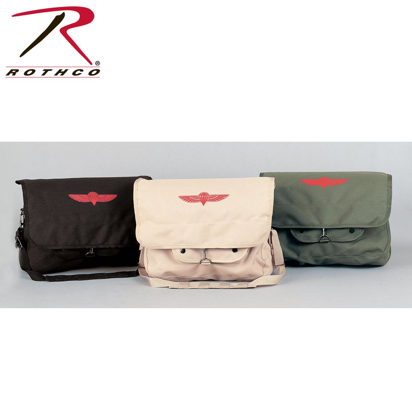 Rothco Canvas Israeli Paratrooper Bag