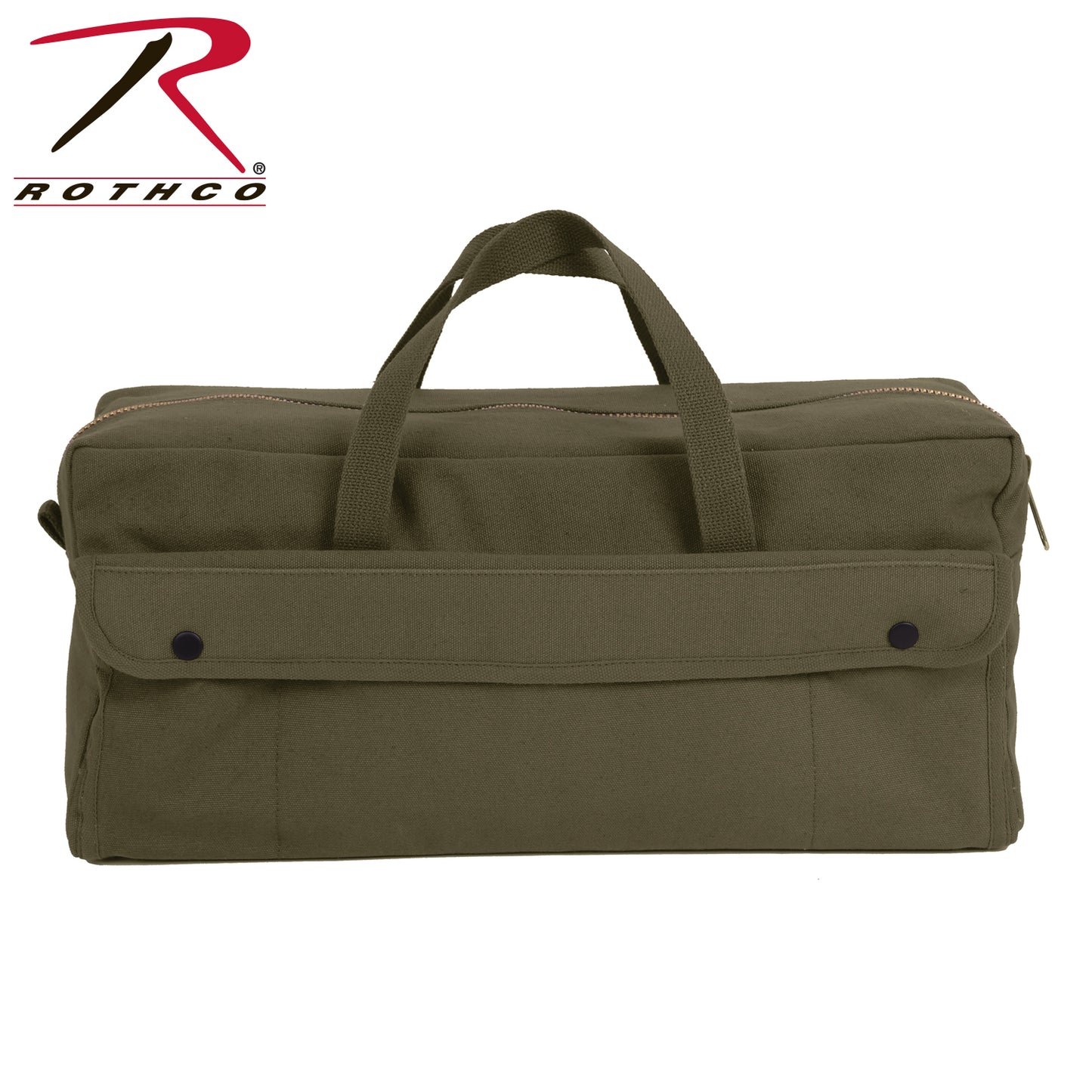 Rothco Canvas Jumbo Tool Bag With Brass Zipper