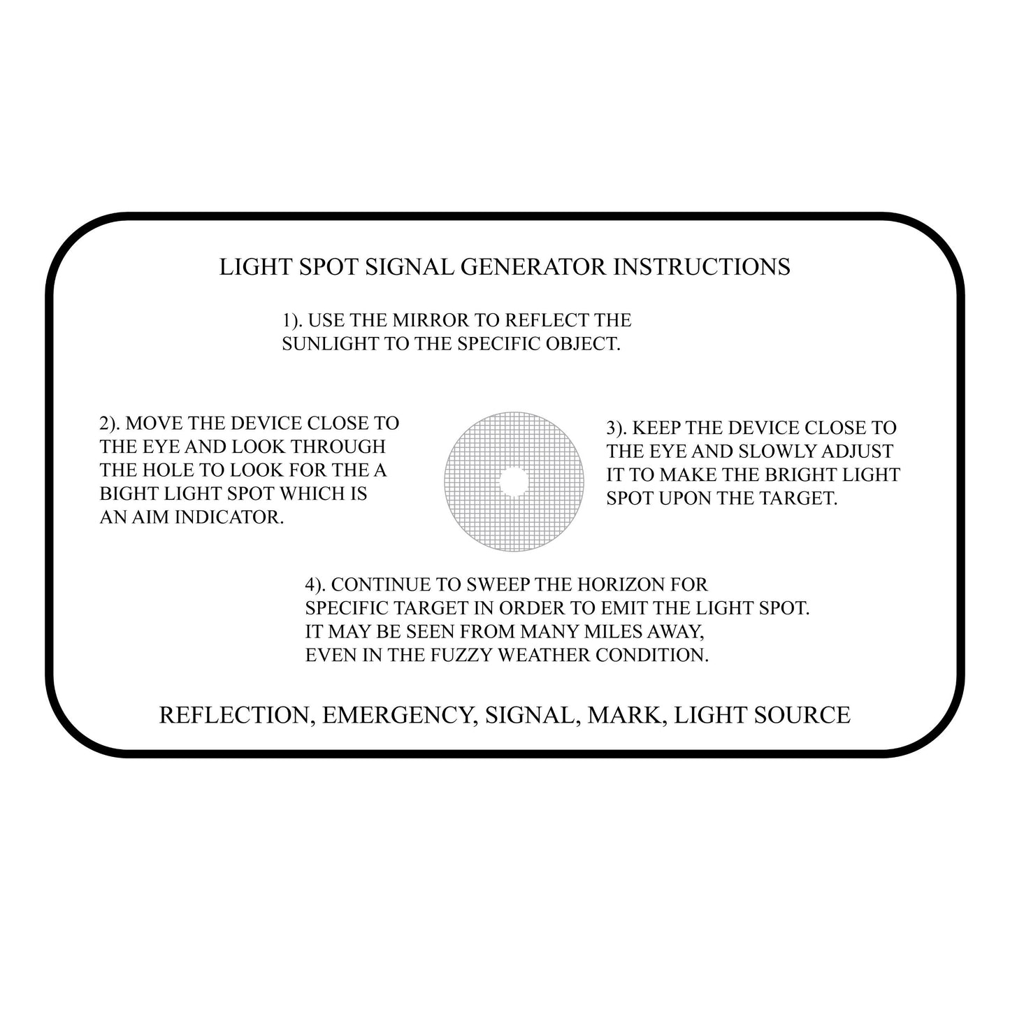 Rothco Signal Mirrors