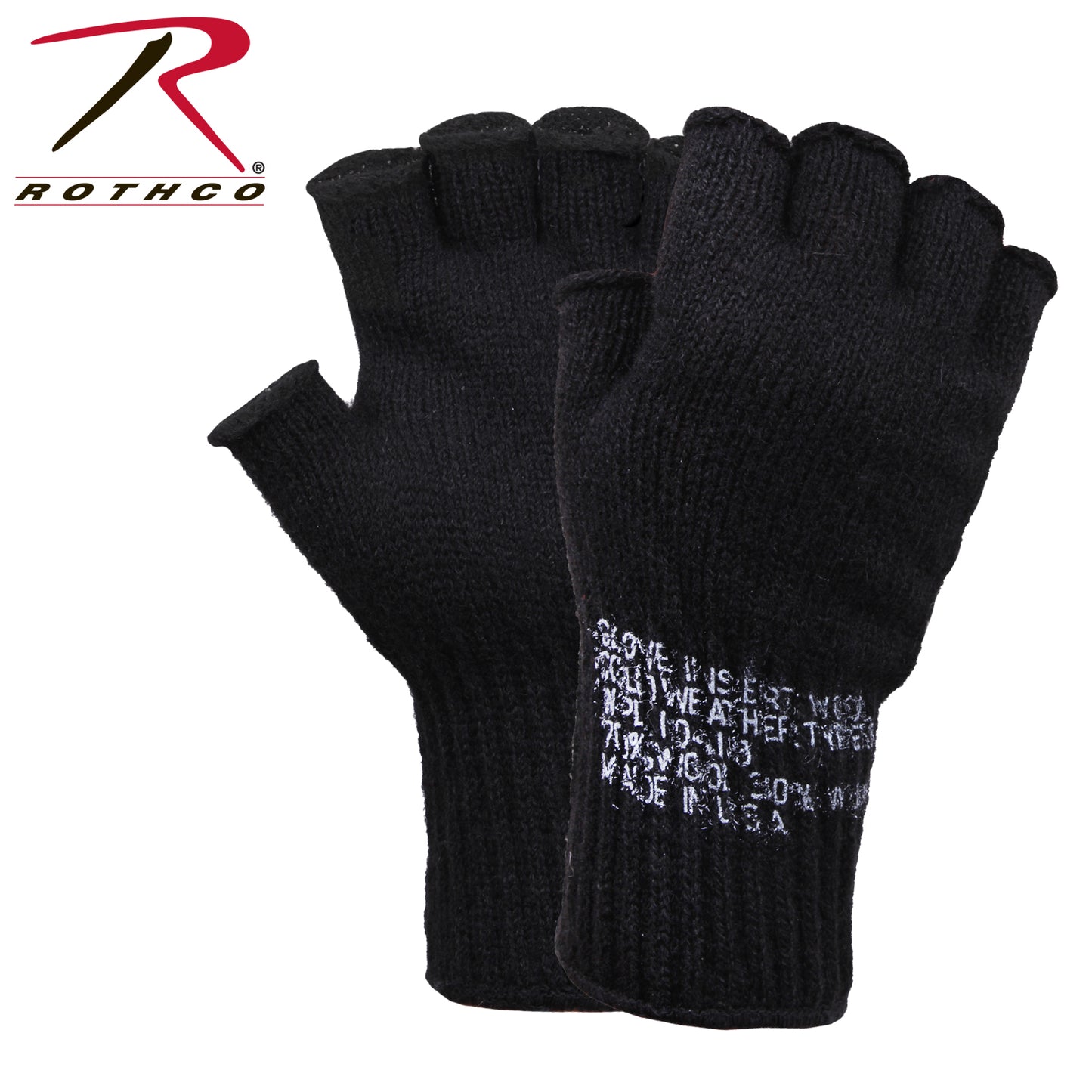 Rothco Fingerless Wool Gloves