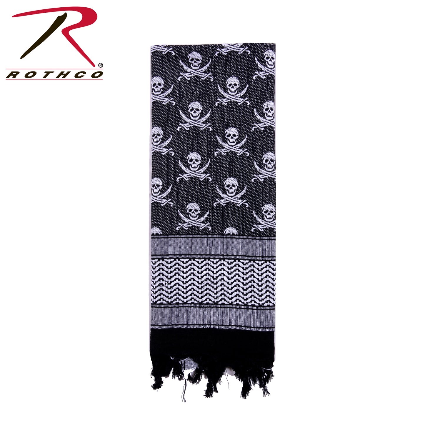 Rothco Skulls Shemagh Tactical Desert Keffiyeh Scarf