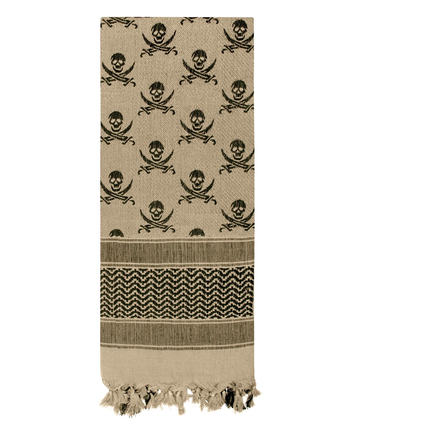 Rothco Skulls Shemagh Tactical Desert Keffiyeh Scarf