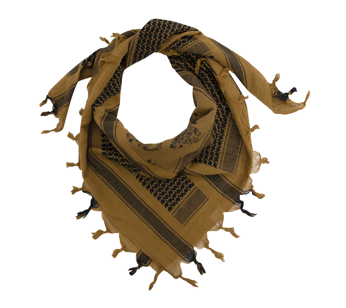 Rothco Gadsden Snake Shemagh Tactical Desert Scarf