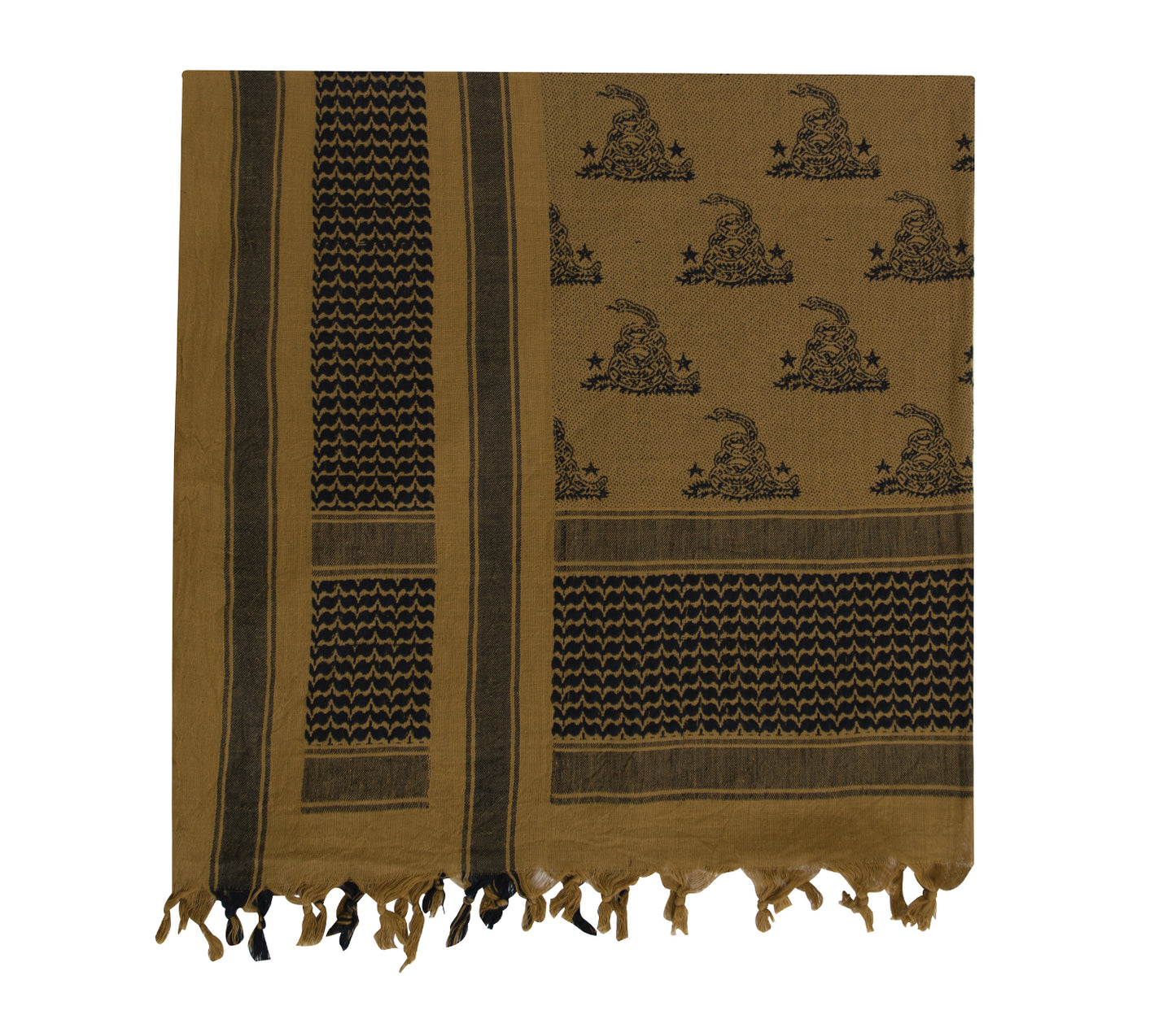 Rothco Gadsden Snake Shemagh Tactical Desert Scarf