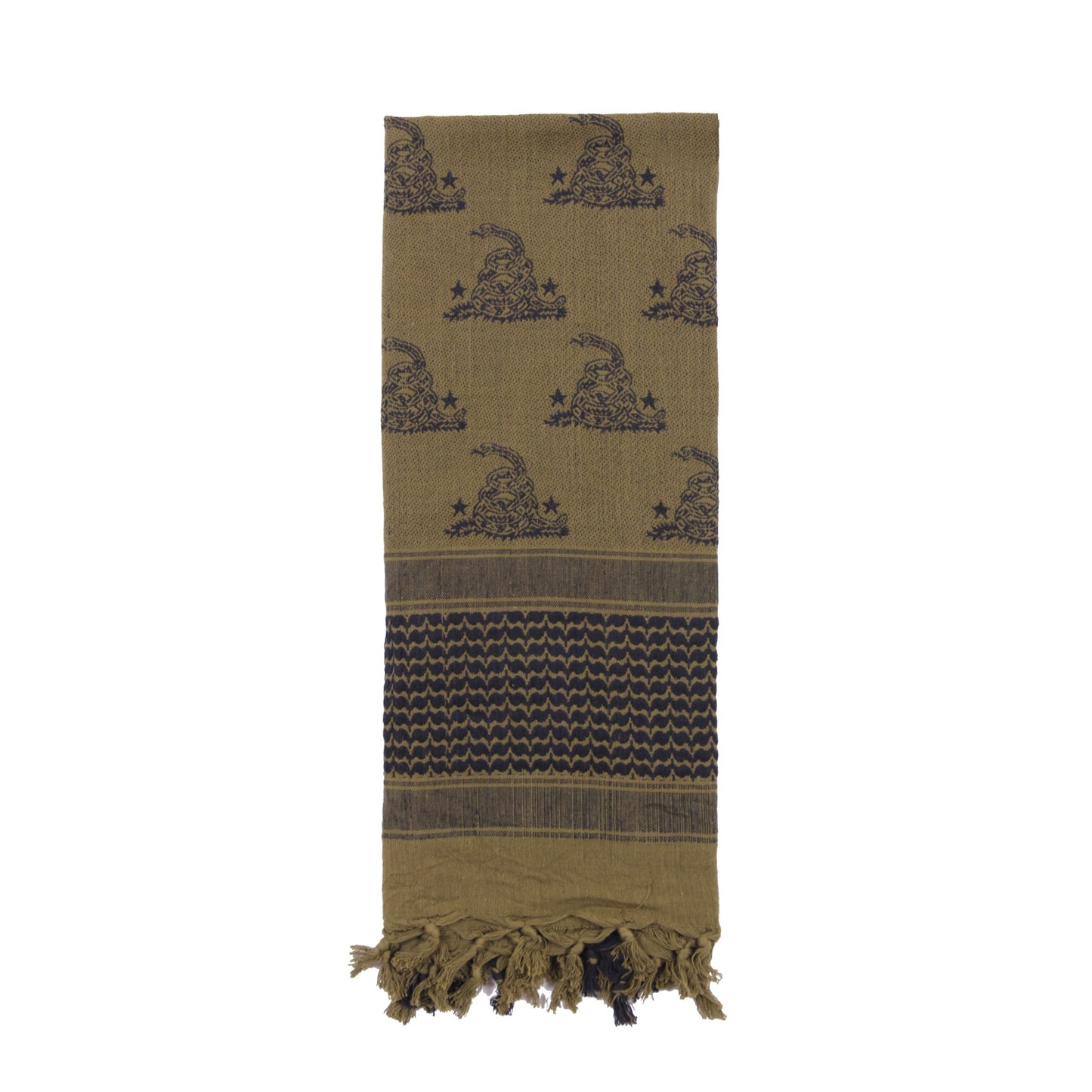 Rothco Gadsden Snake Shemagh Tactical Desert Scarf