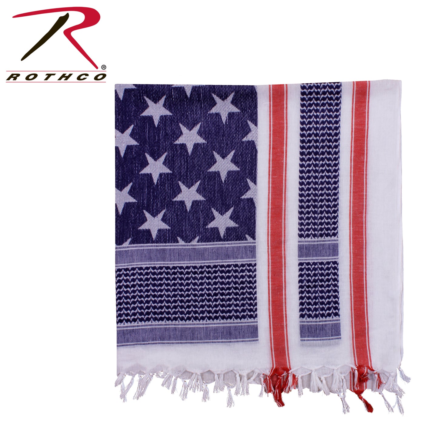 Rothco Stars and Stripes US Flag Shemagh Tactical Desert Keffiyeh Scarf