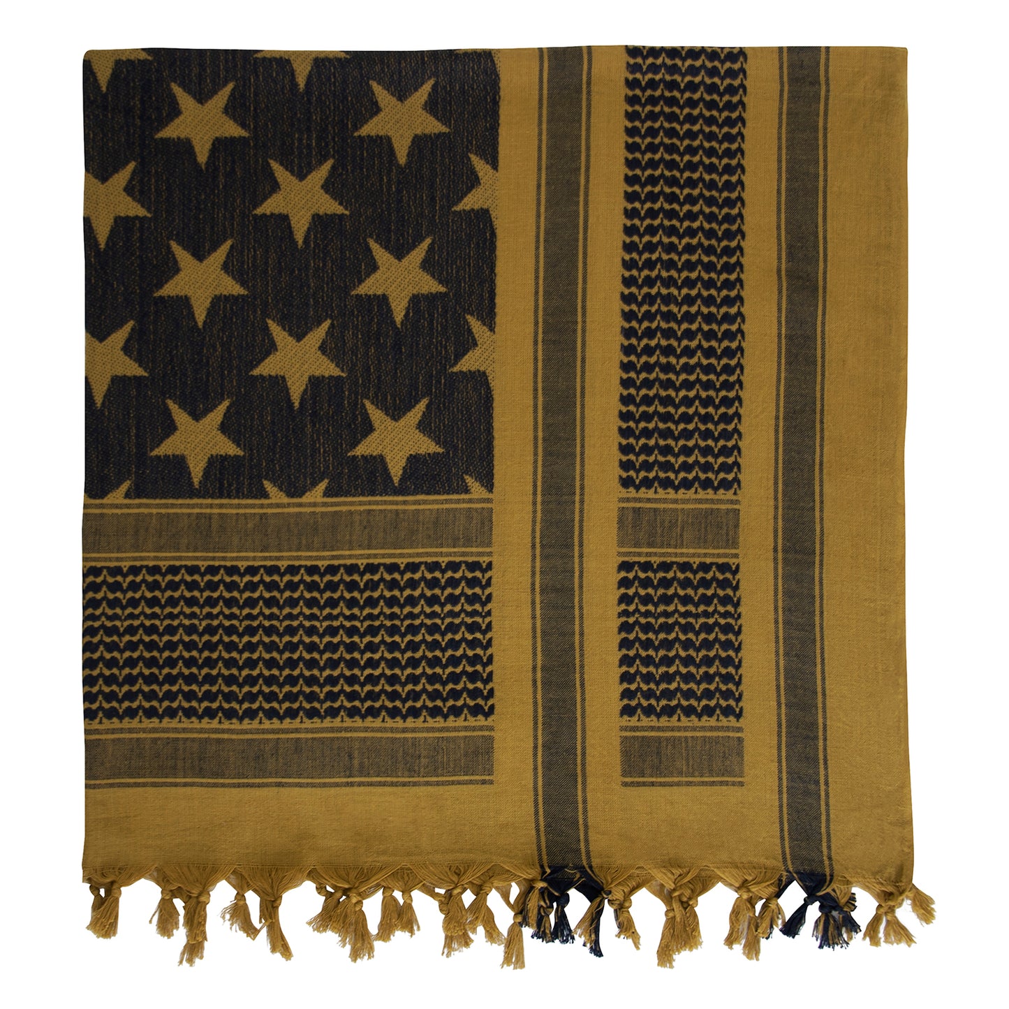 Rothco Stars and Stripes US Flag Shemagh Tactical Desert Keffiyeh Scarf