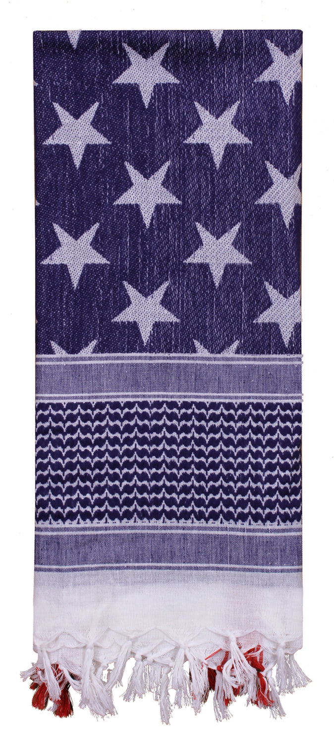 Rothco Stars and Stripes US Flag Shemagh Tactical Desert Keffiyeh Scarf