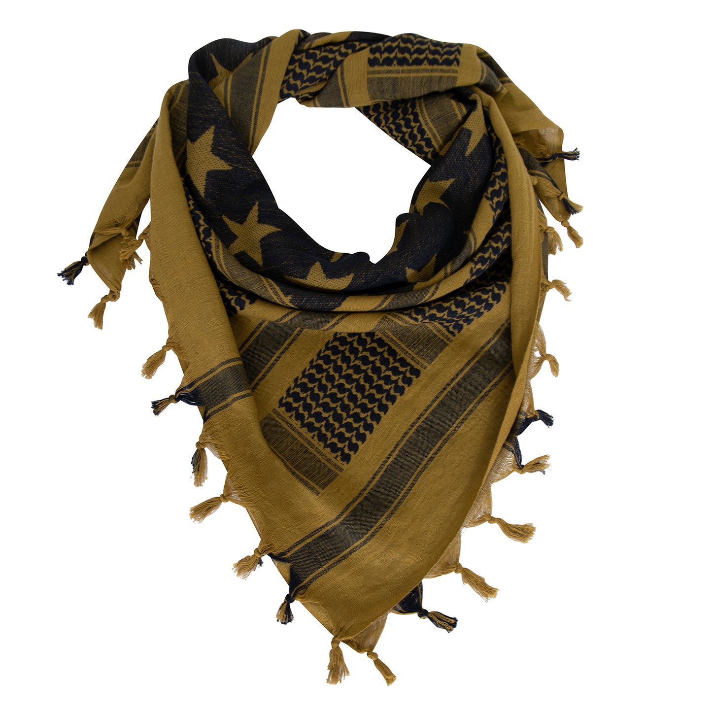 Rothco Stars and Stripes US Flag Shemagh Tactical Desert Keffiyeh Scarf