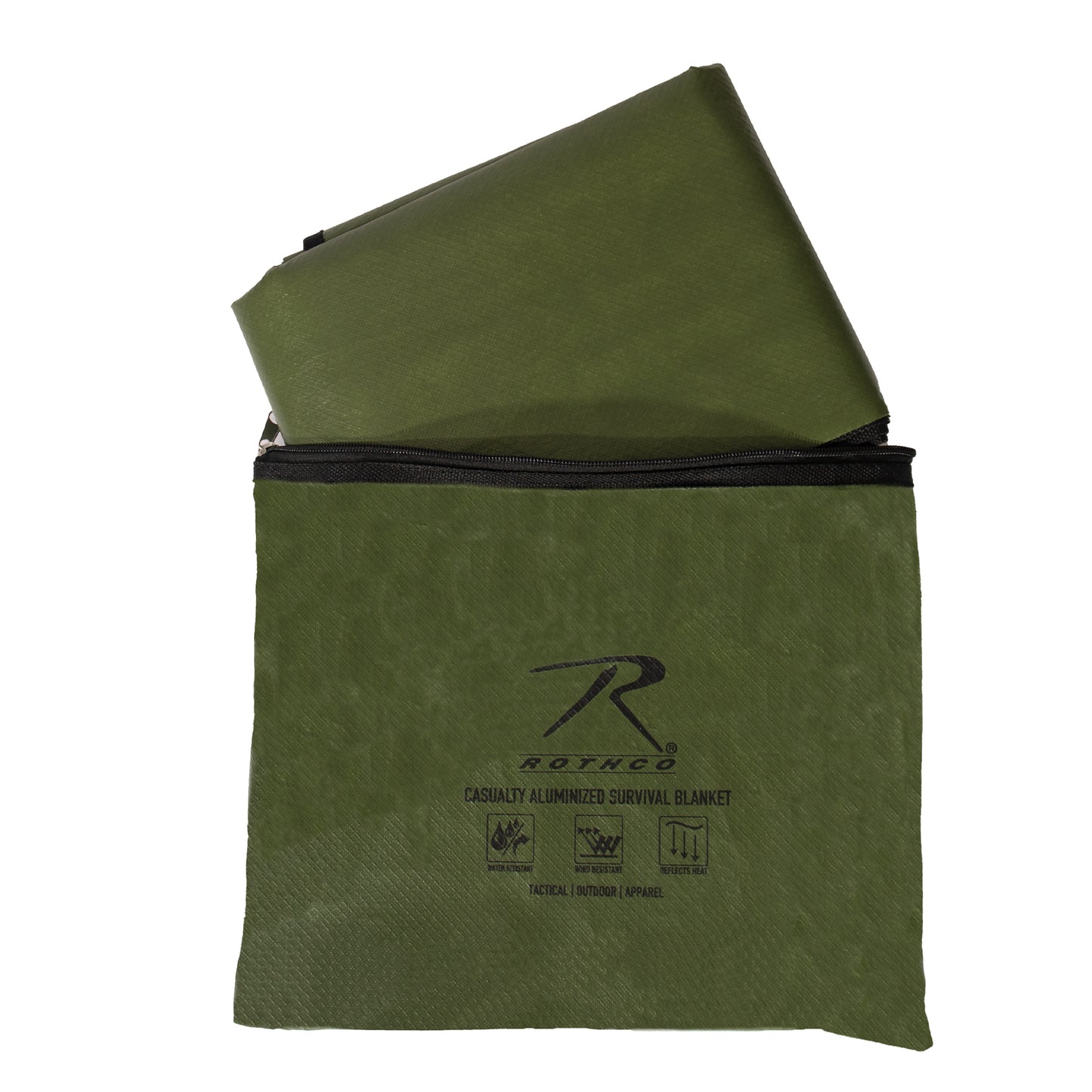 Rothco Heavy Duty Survival Blanket - Olive Drab