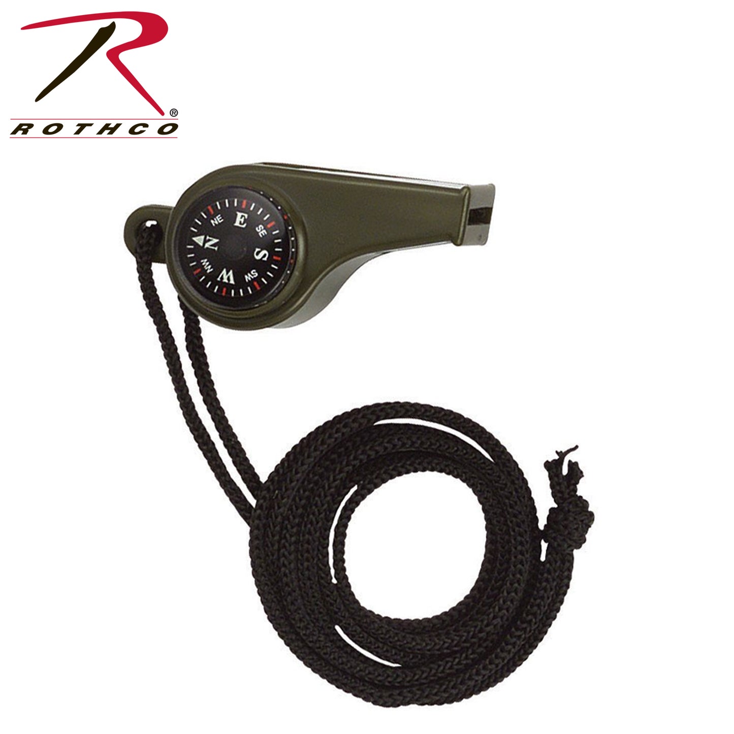 Rothco 3-1 Super Whistle with Compass & Thermometer