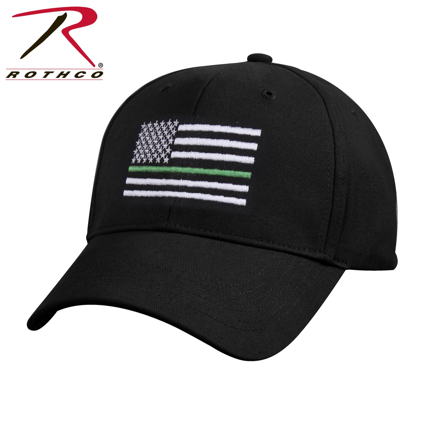 Rothco Thin Green Line Flag Low Pro Cap