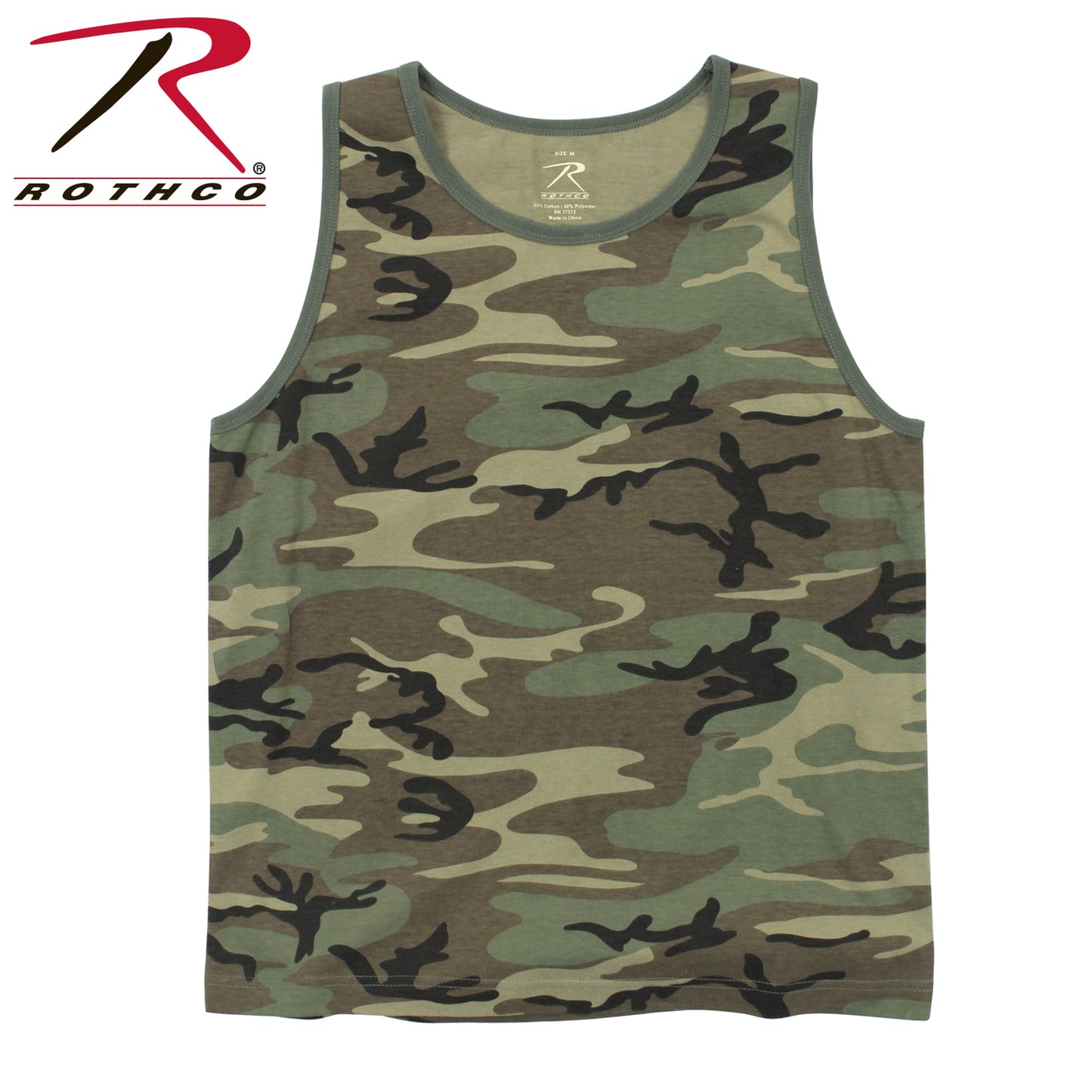 Rothco Vintage Woodland Camo Tank Top