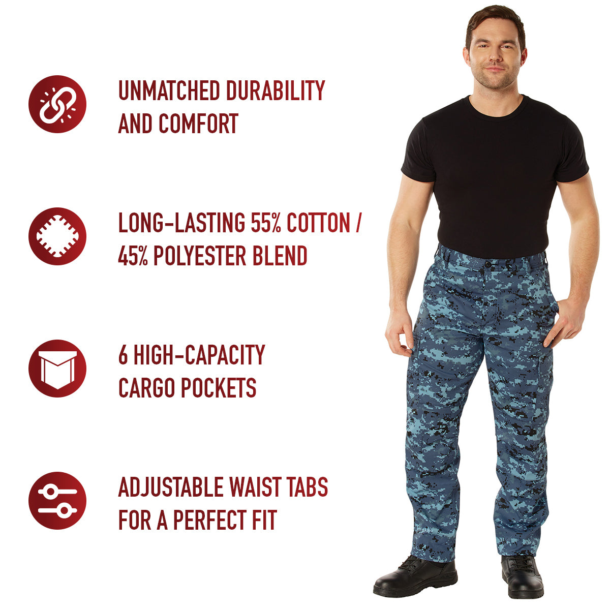 Rothco Digital Camo Tactical BDU Pants