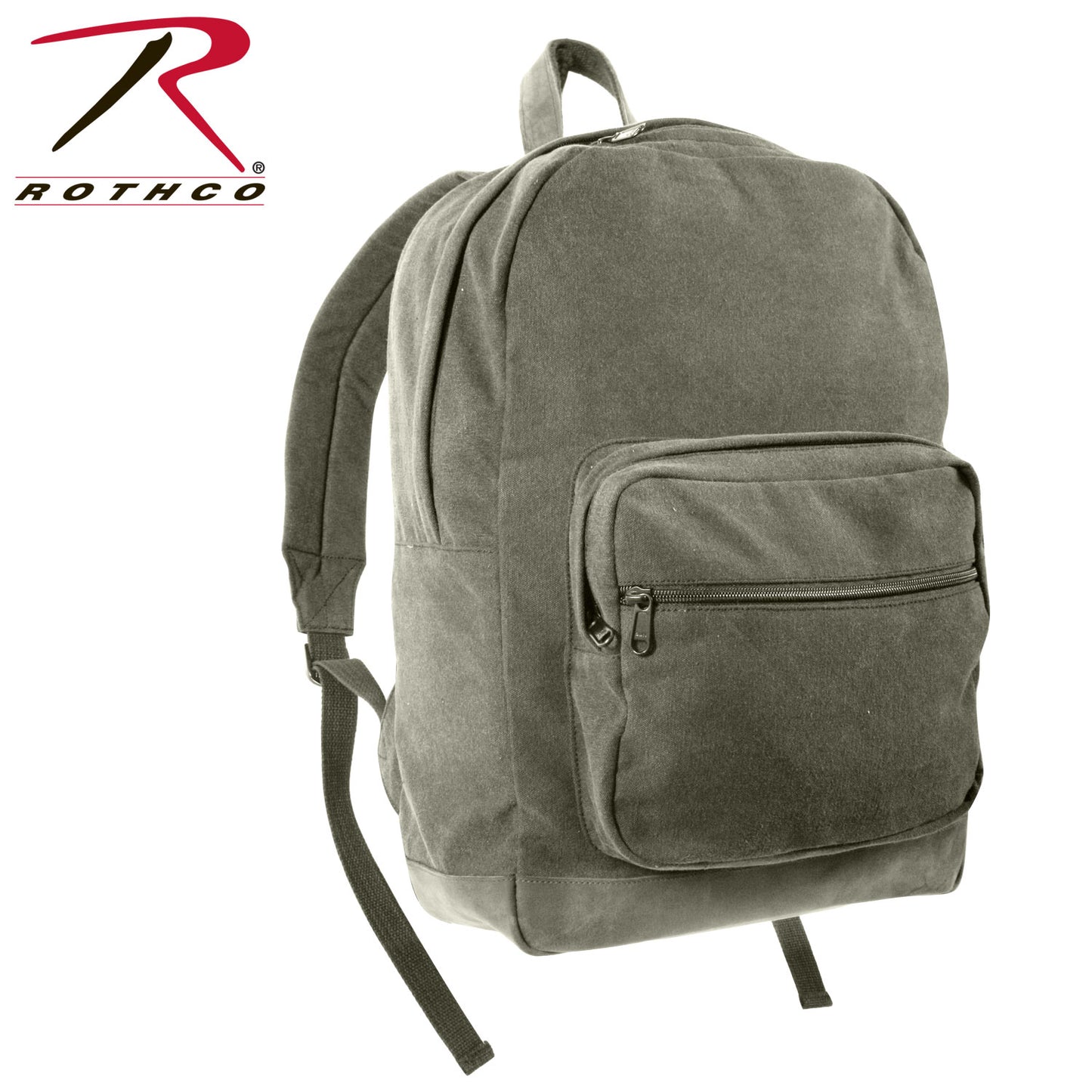 Rothco Vintage Canvas Teardrop Backpack With Leather Accents