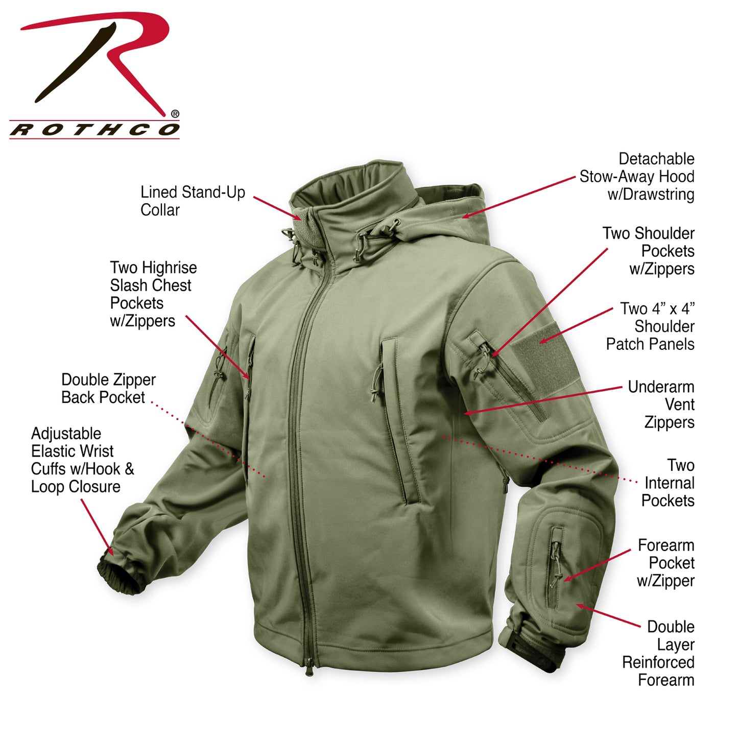 Rothco Special Ops Soft Shell Jacket