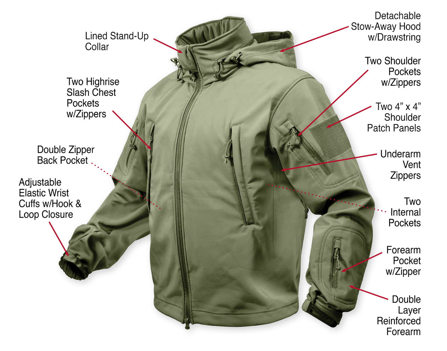 Rothco Special Ops Soft Shell Jacket