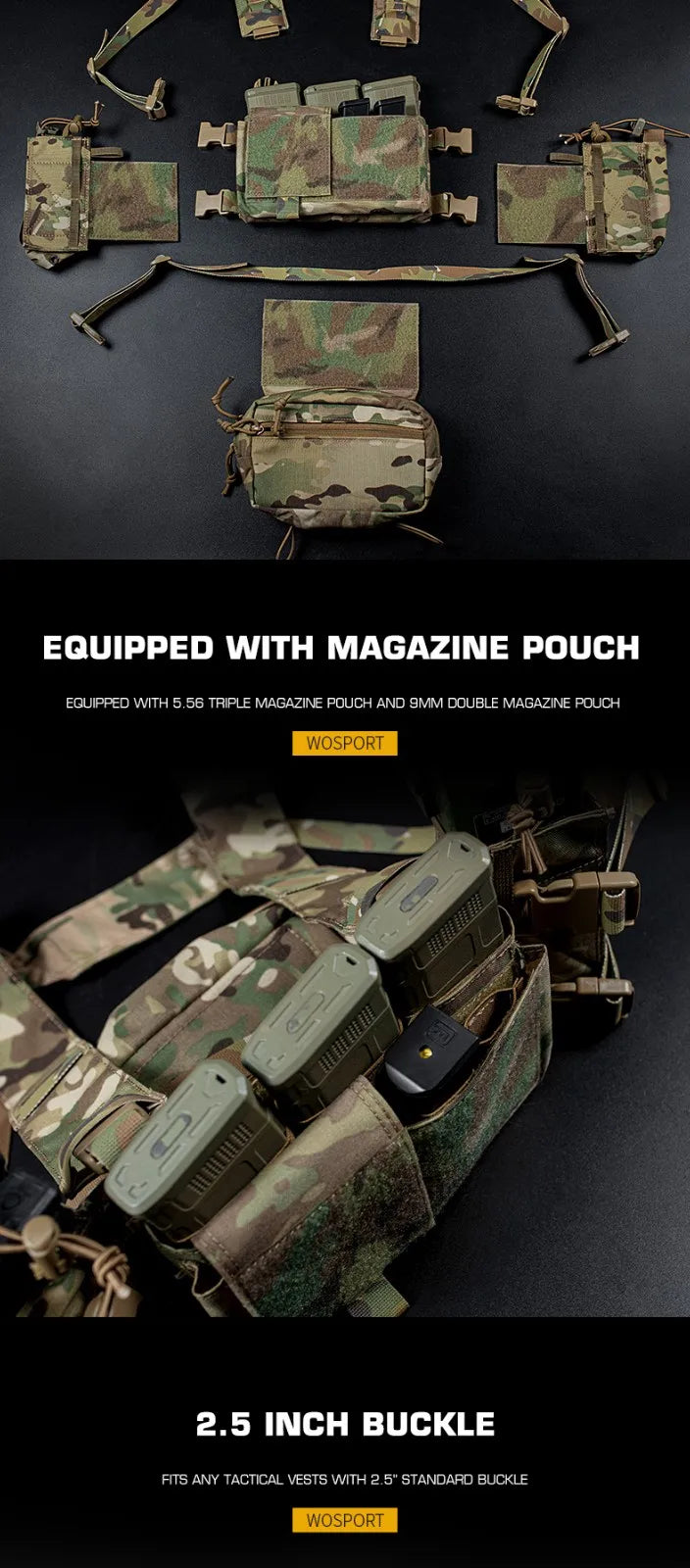 Tactical Micro Rig With Multiple Inserts And Dangler Pouch – ZuluOutdoor