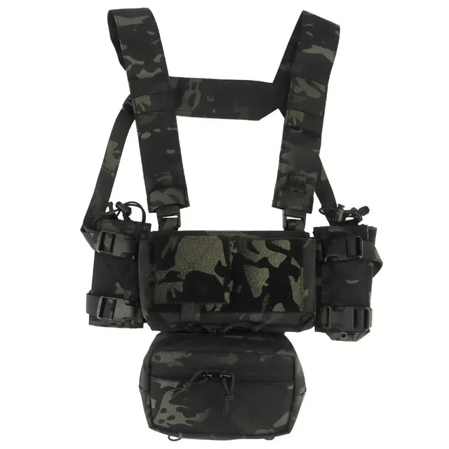 Tactical Micro Rig With Multiple Inserts And Dangler Pouch