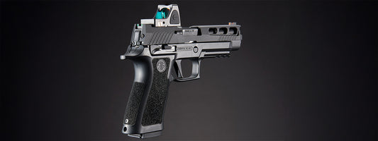 Sig Sauer Proforce P320 XCarry GBB Pistol w/ PH+ P320/M17 Slide & Lancer Tactical Red Dot Reflex Sight