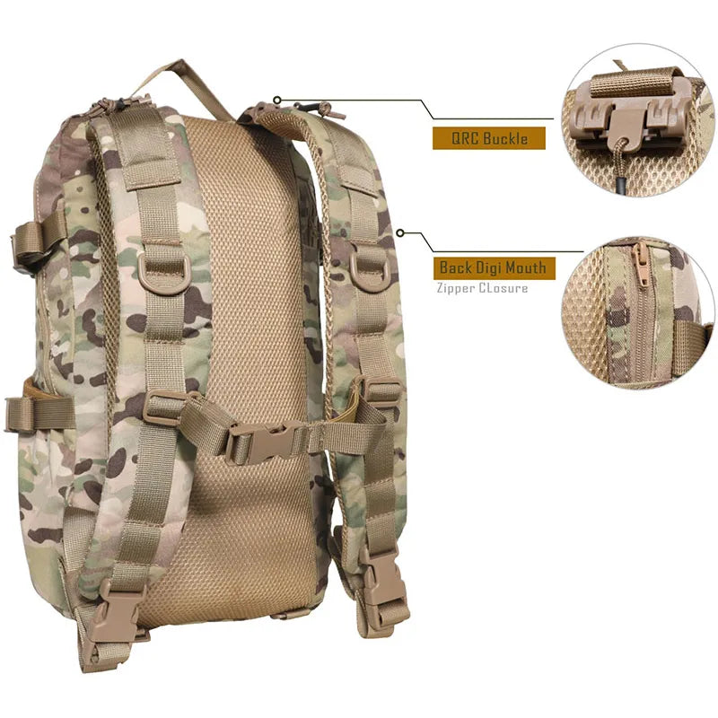 The cool slim line airsoft backpack