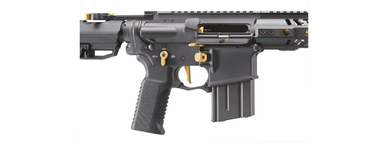 Tokyo Marui MTR16 G-Edition Airsoft Gas Blowback Airsoft Rifle (Color: Black & Gold)