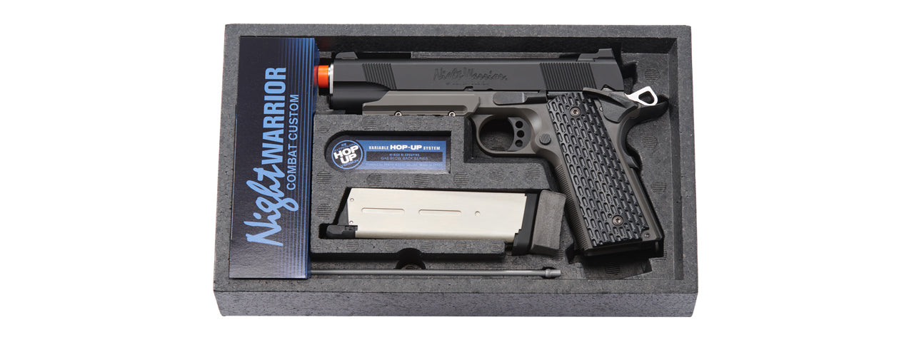 Tokyo Marui Night Warrior 1911 Hi-Kick Gas Blowback Airsoft Pistol