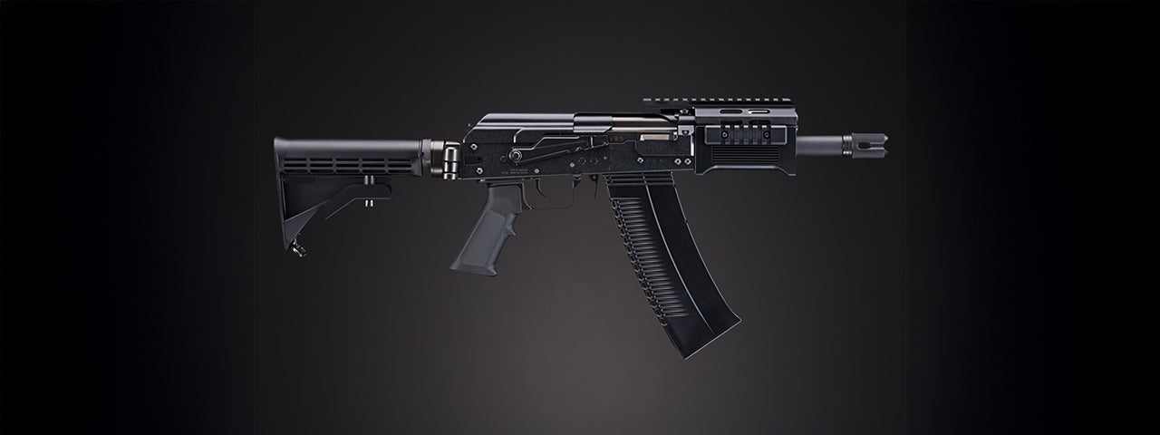 Tokyo Marui SAIGA-12 SBS Tri-Shot Gas Blowback Airsoft Shotgun - (Black)