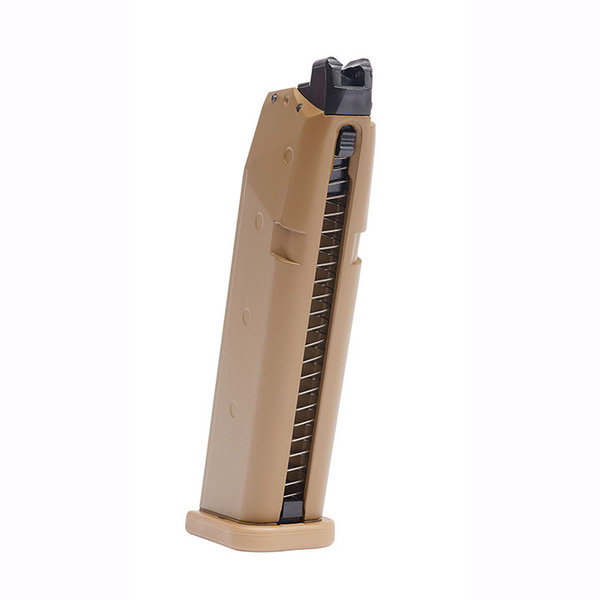 Umarex 20rd GLOCK 17, 18, 19, 19X GBB Magazine - Tan (VFC)