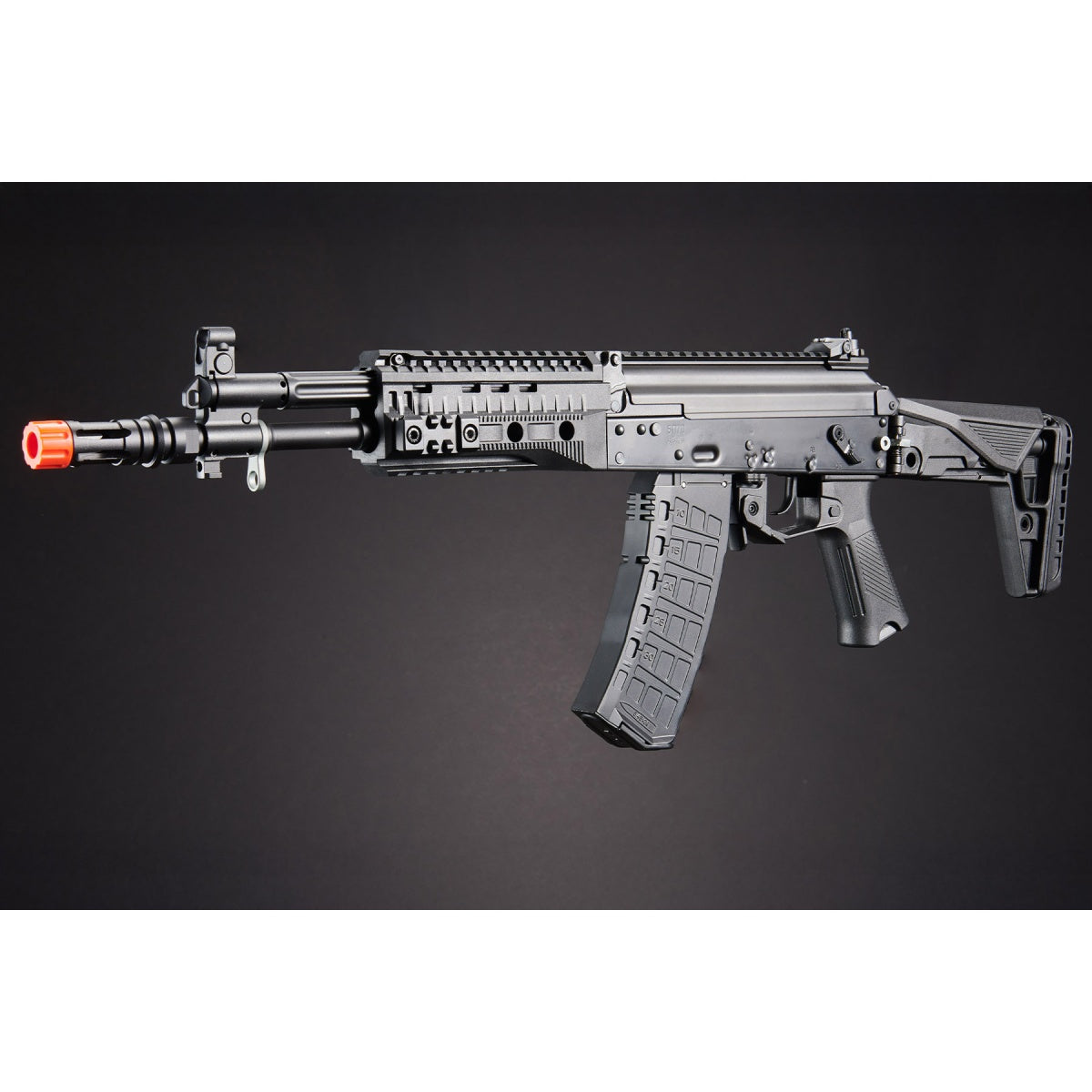 Well Pro AK-12/23 Gas Blowback Airsoft Rifle - (Black)