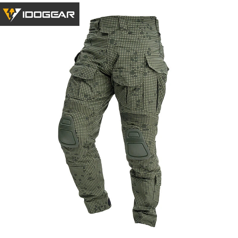 IDOGEAR Men G3 Combat Pants with Knee Pads