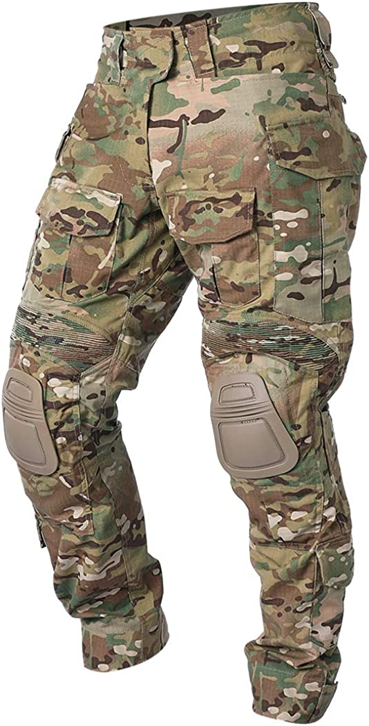 IDOGEAR Men G3 Combat Pants with Knee Pads