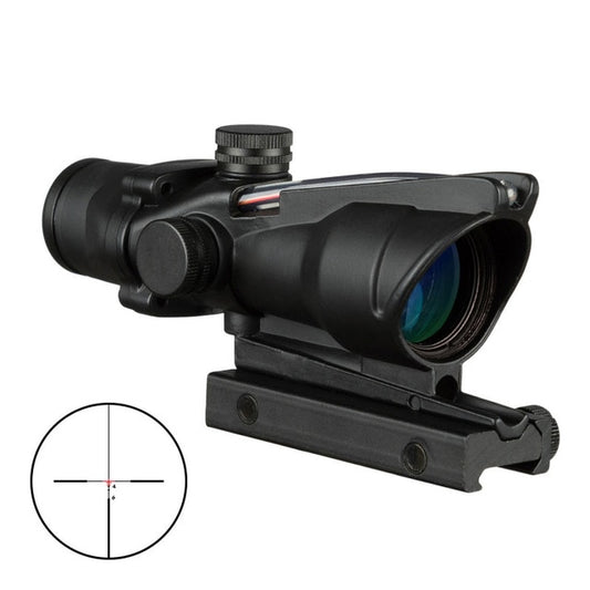 4X32 Acog Style Riflescope With Fiber Optic Green or Red