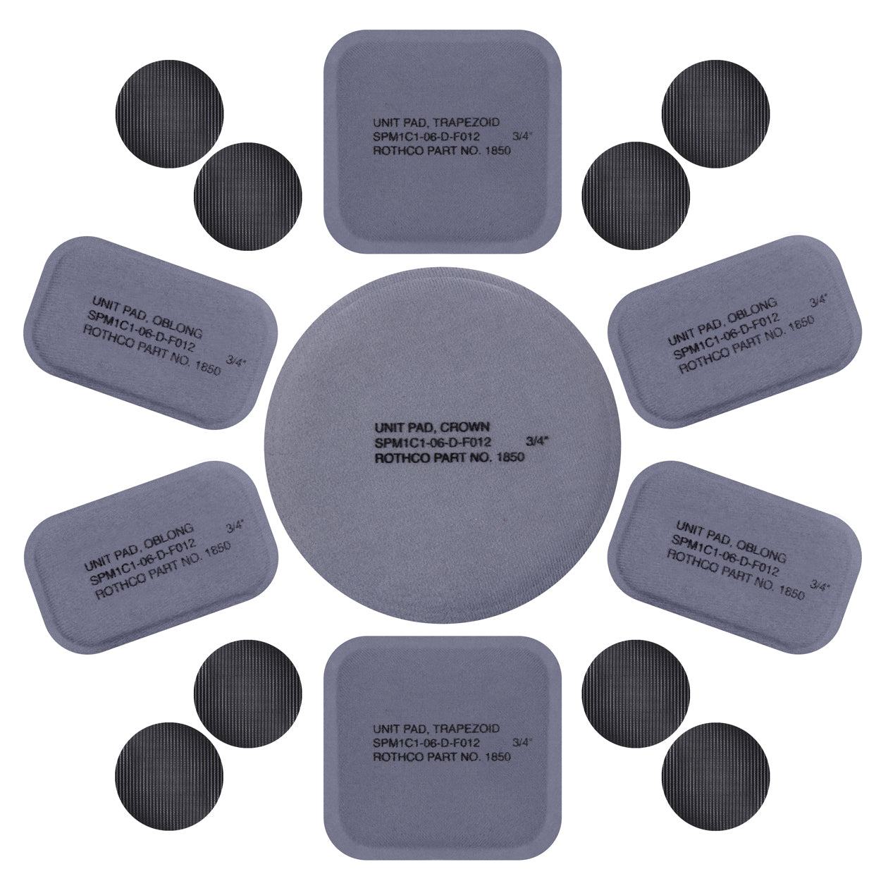 Rothco Tactical Helmet Replacement Pad Set