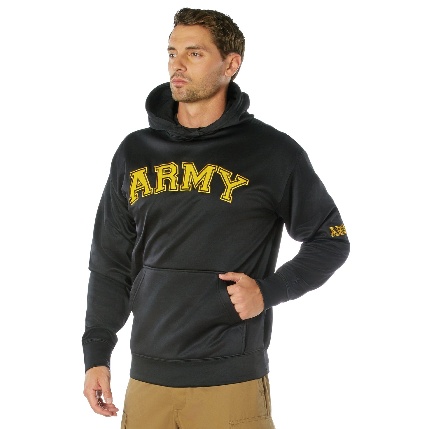 Rothco Army Pullover Hoodie - Black