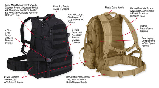 Rothco Multi-Chamber MOLLE Assault Pack