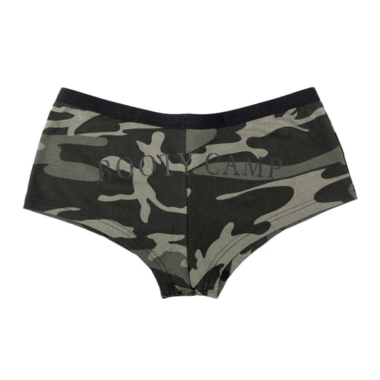 Rothco Black Camo "Booty Camp" Booty Shorts