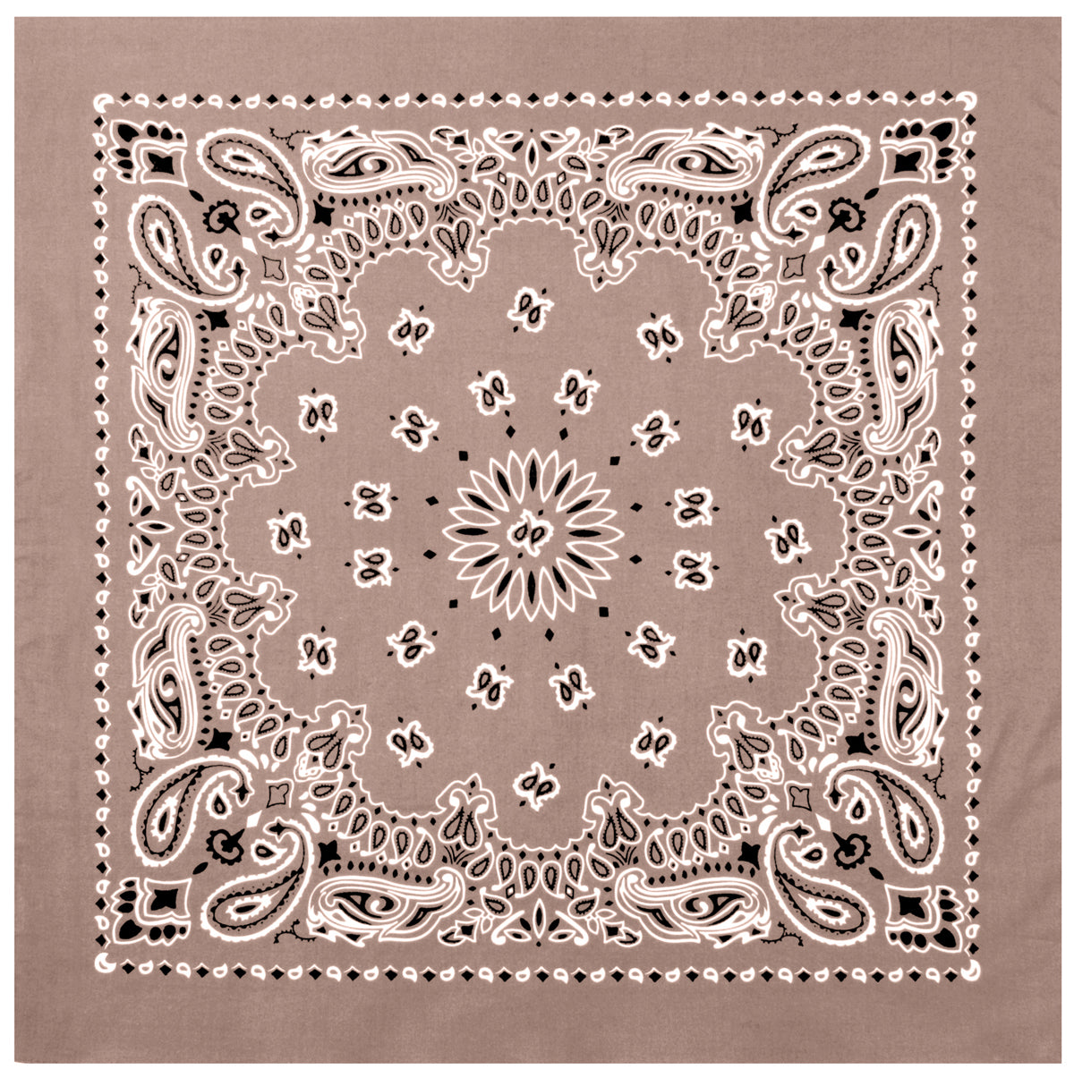 Rothco Trainmen Paisley Bandana – Extra-Large 27” X 27"