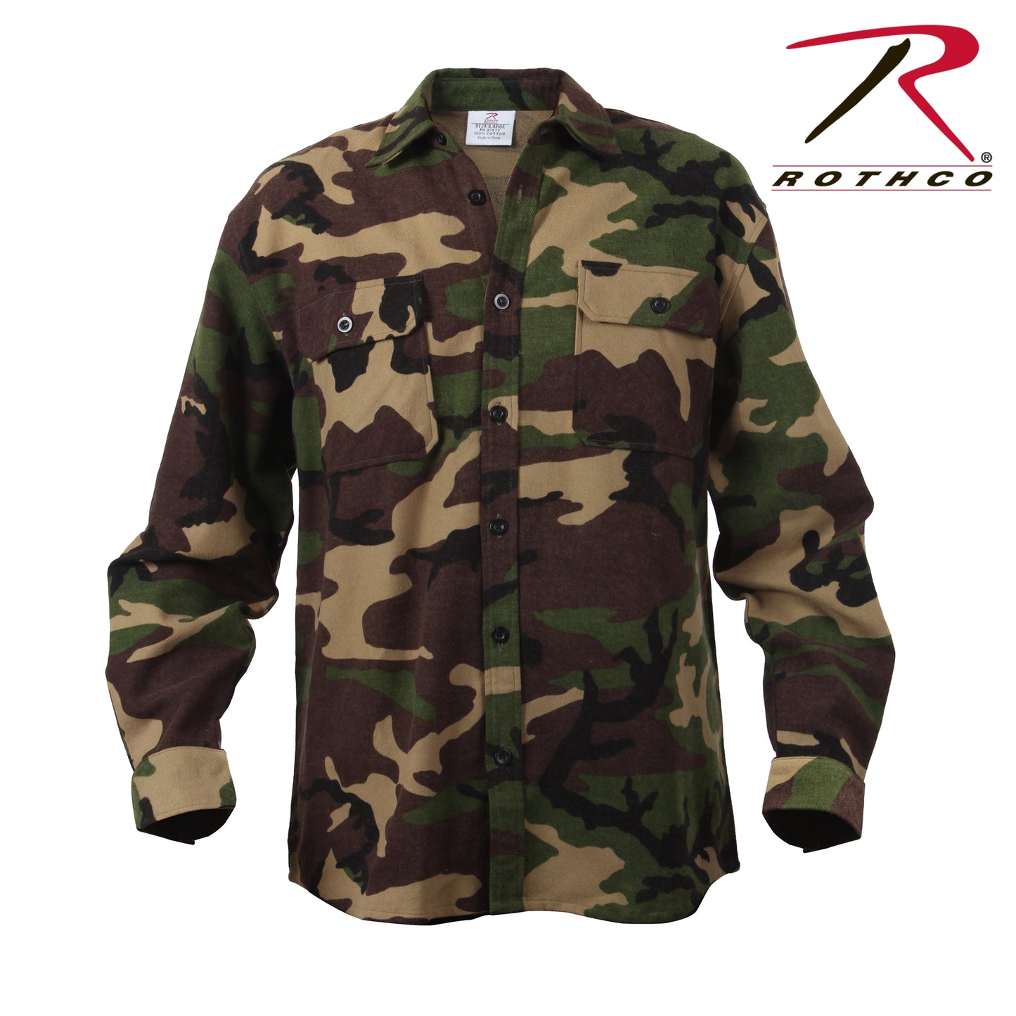 Rothco Extra Heavyweight Camo Flannel Shirts